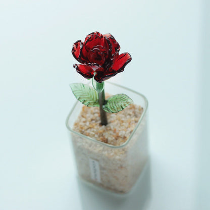 Artificial Glass Flowers