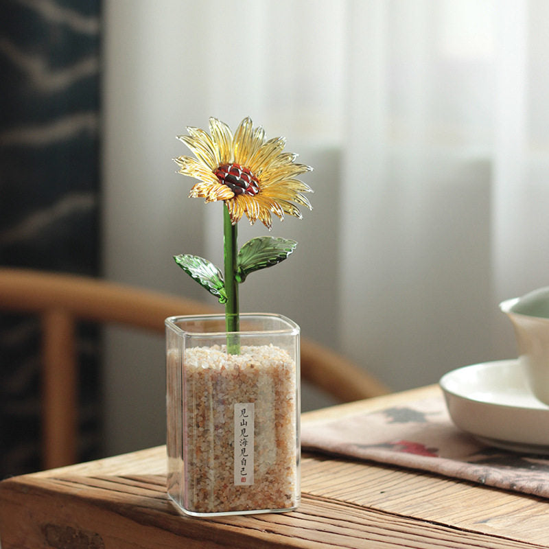 Artificial Glass Flowers