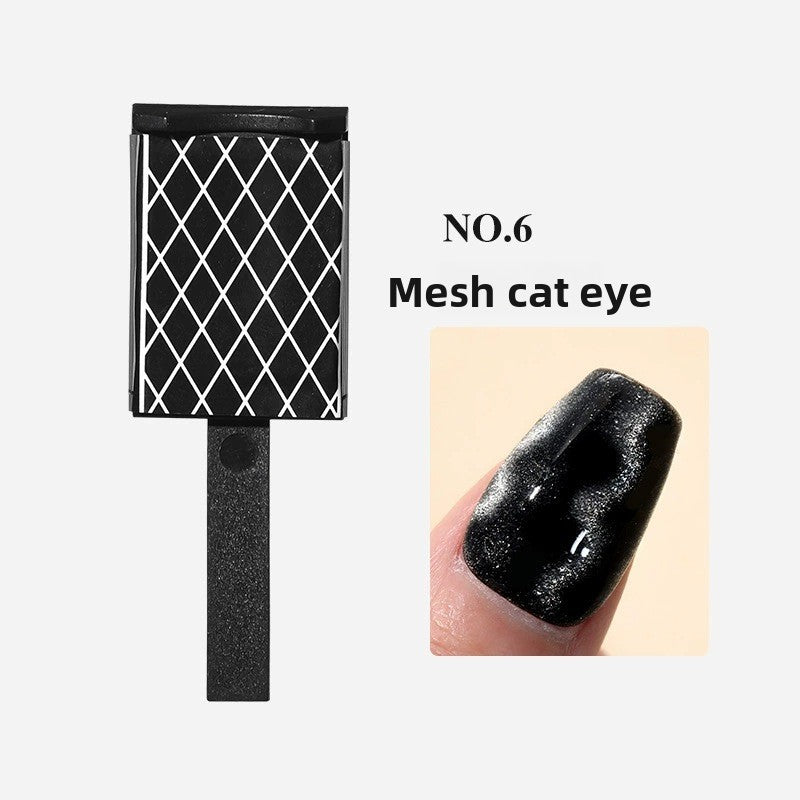 Artificial nail decorative cat-eye magnetic attachment tool
