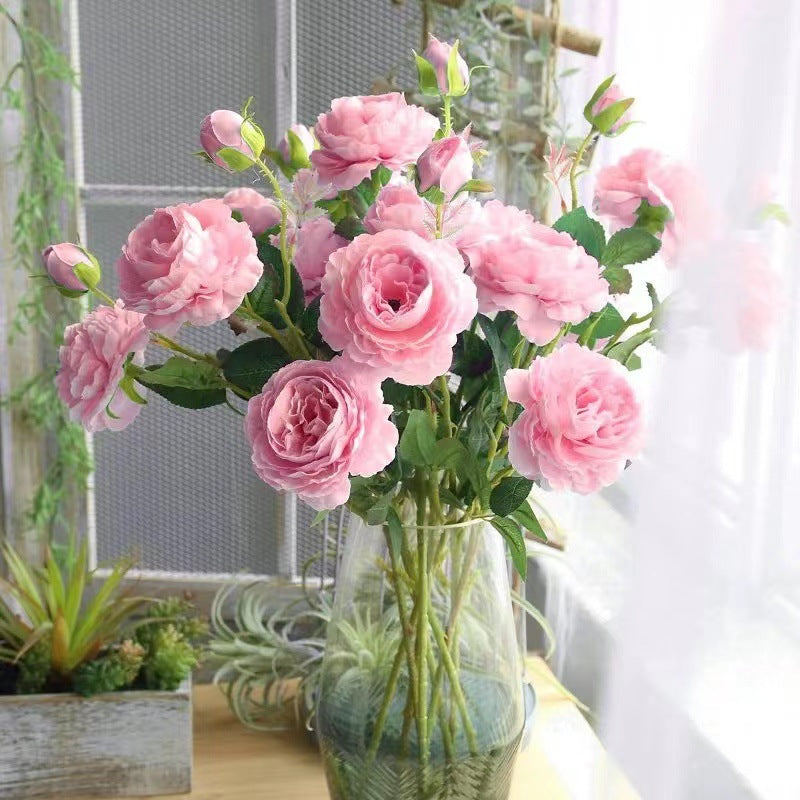 Artificial Peony Flower Bouquet Home Decor