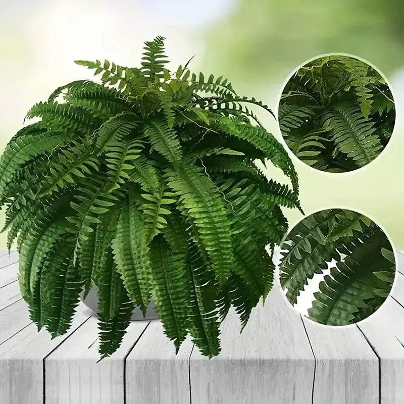 Artificial Persian Leaf Bundle Boston Fern Decorative Greens