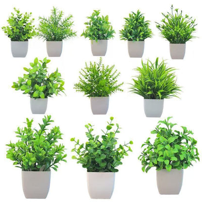 Artificial Plastic Potted Plants