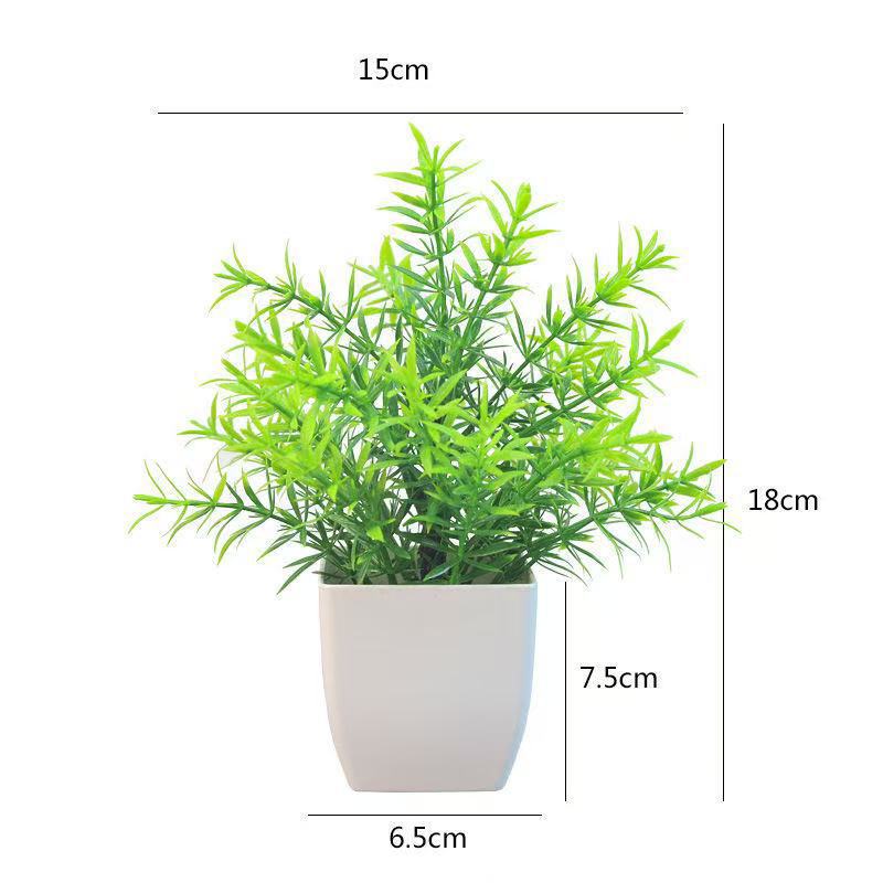 Artificial Plastic Potted Plants