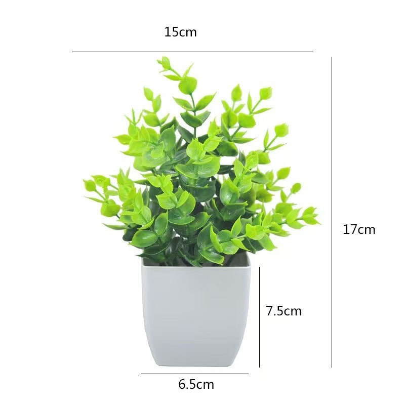 Artificial Plastic Potted Plants