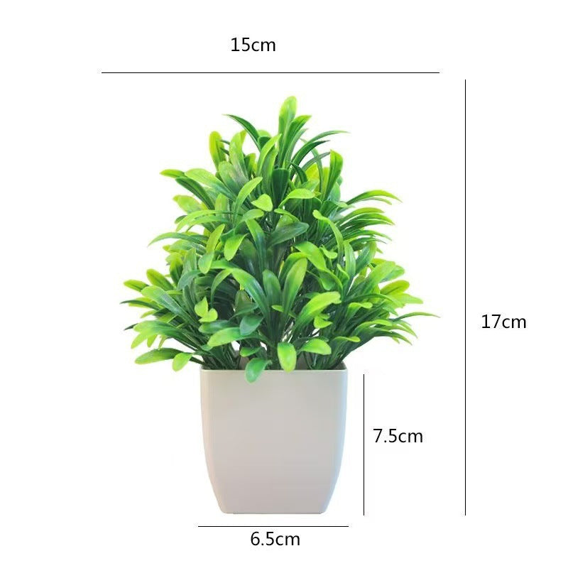 Artificial Plastic Potted Plants