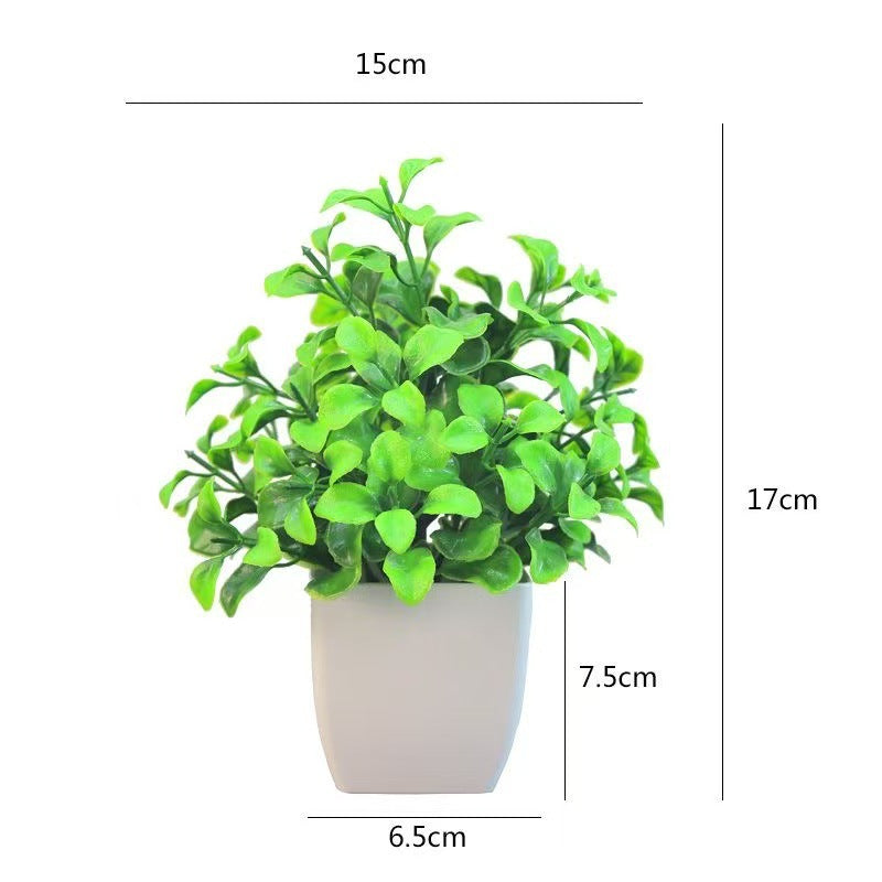 Artificial Plastic Potted Plants
