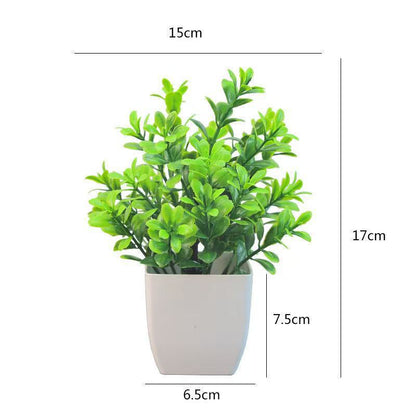 Artificial Plastic Potted Plants