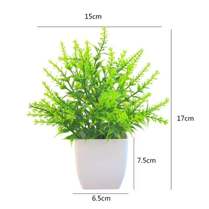 Artificial Plastic Potted Plants