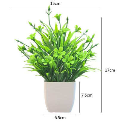 Artificial Plastic Potted Plants