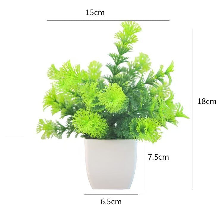 Artificial Plastic Potted Plants