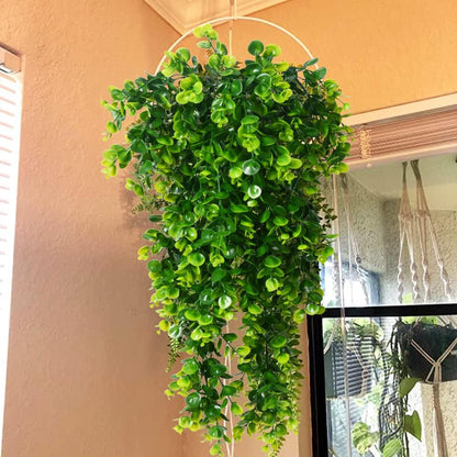 Artificial Round Eucalyptus Rattan