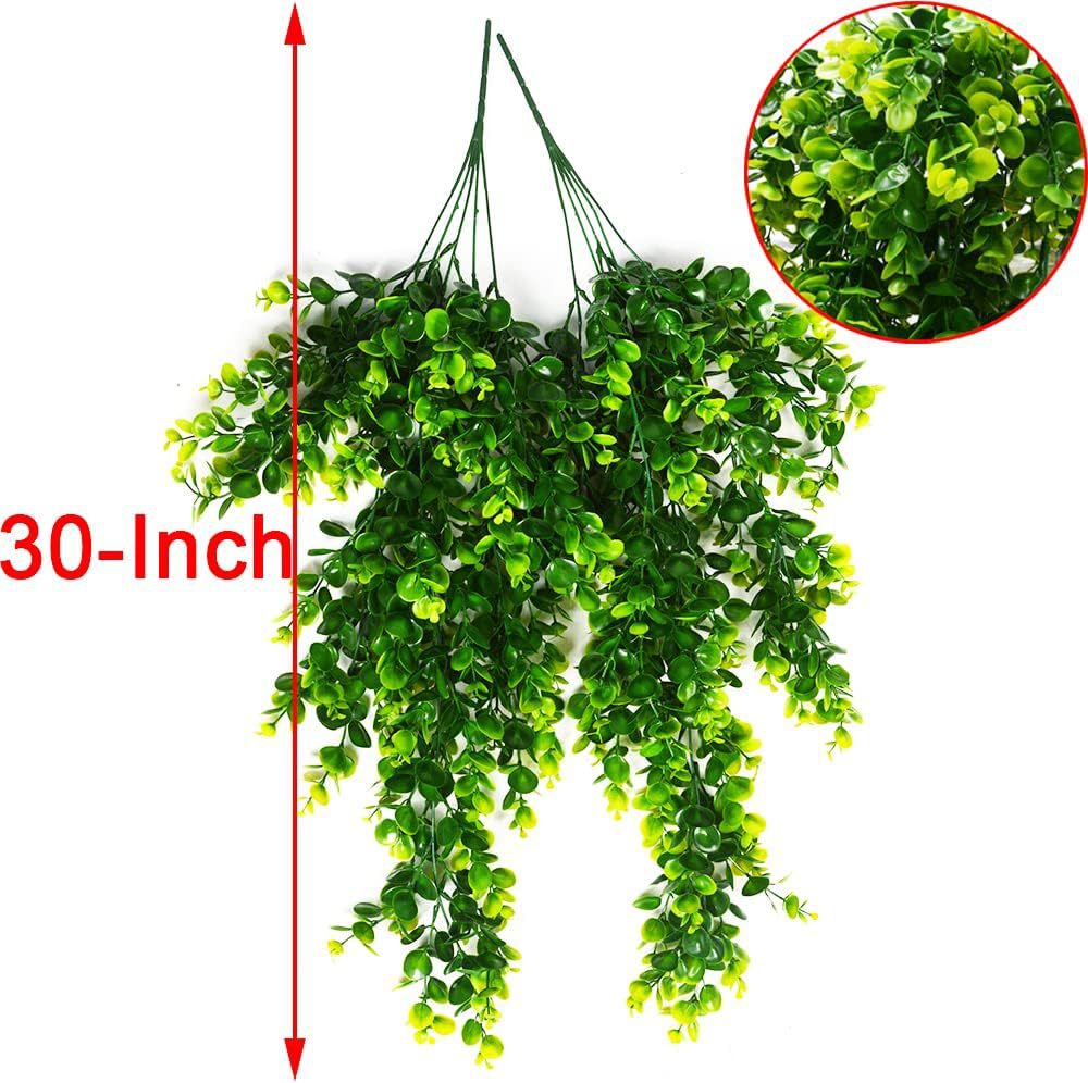 Artificial Round Eucalyptus Rattan