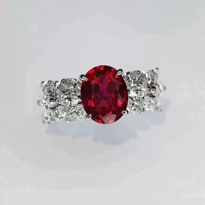 Artificial Ruby Ring