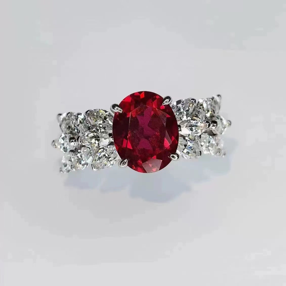 artificial ruby ring