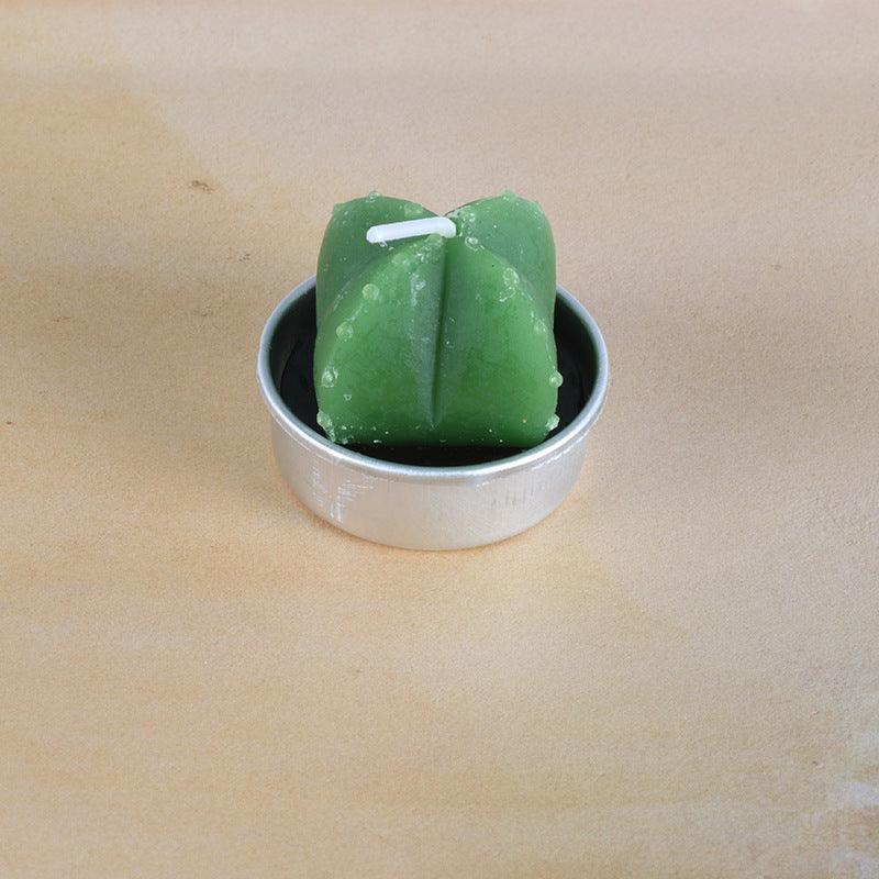 Artificial Succulent Rose Candles