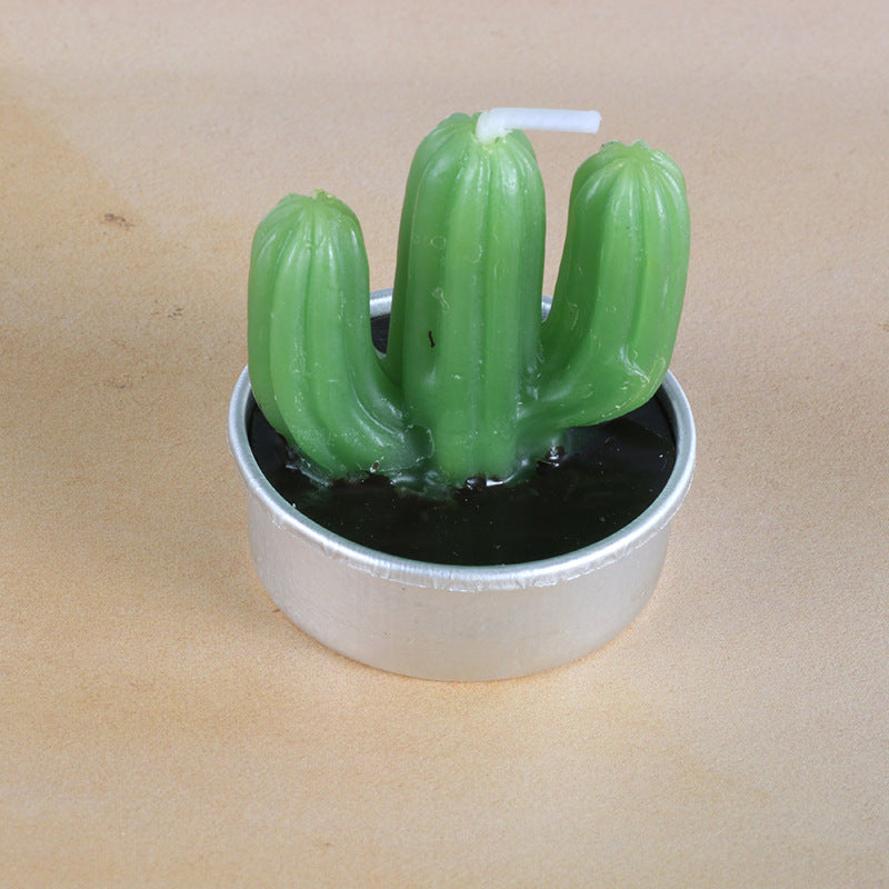 Artificial Succulent Rose Candles