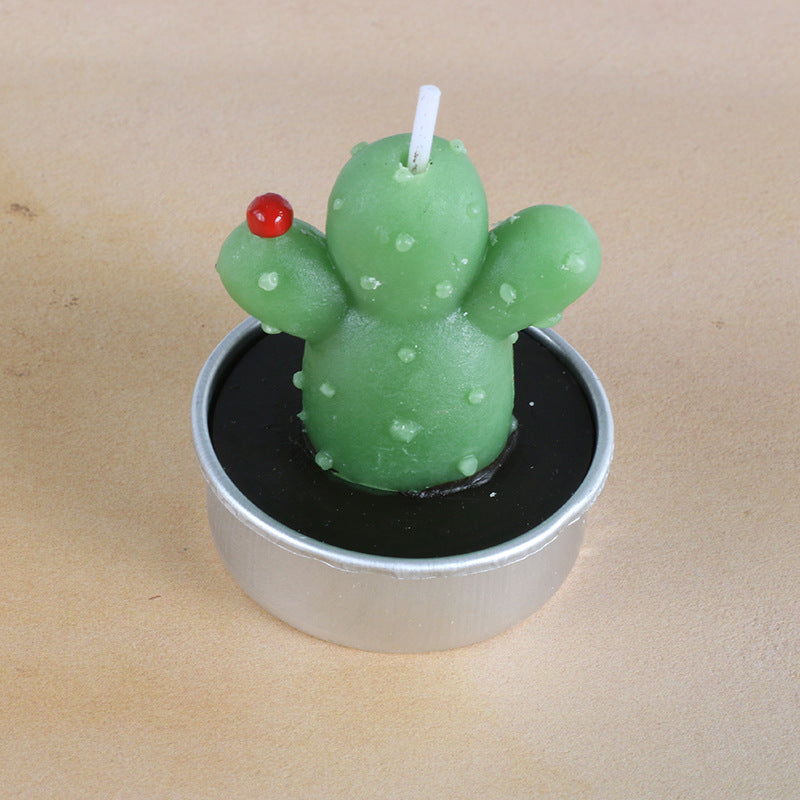 Artificial Succulent Rose Candles