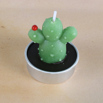 Artificial Succulent Rose Candles