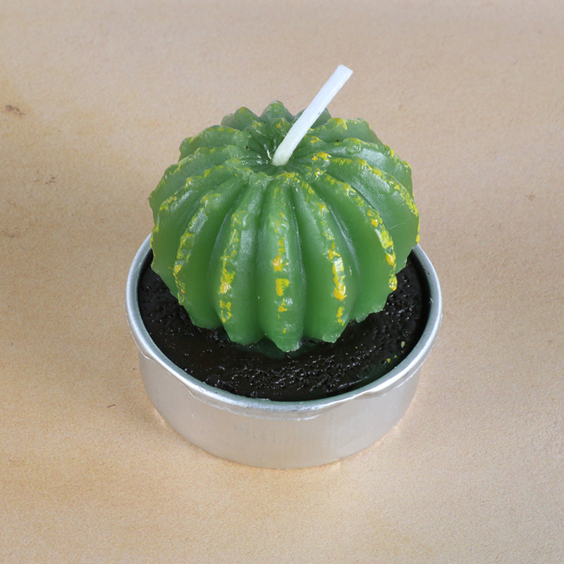 Artificial Succulent Rose Candles