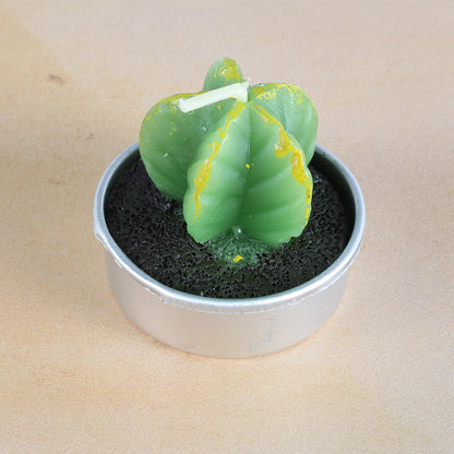 Artificial Succulent Rose Candles