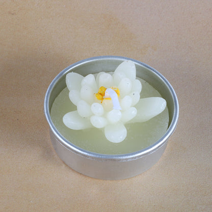 Artificial Succulent Rose Candles