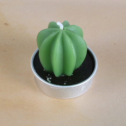 Artificial Succulent Rose Candles