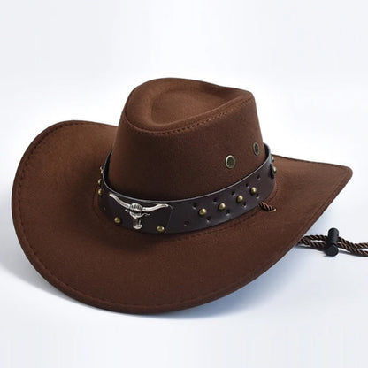 Artificial Suede Western Cowboy Hat