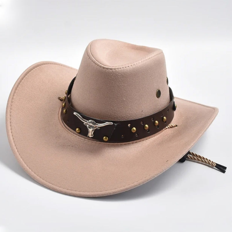 Artificial Suede Western Cowboy Hat