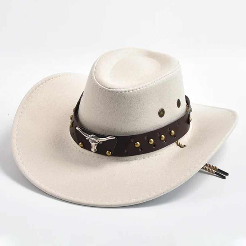 Artificial Suede Western Cowboy Hat