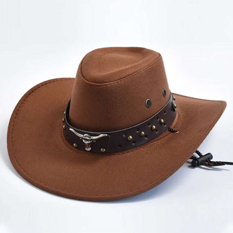 Artificial Suede Western Cowboy Hat