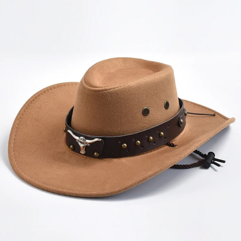 Artificial Suede Western Cowboy Hat