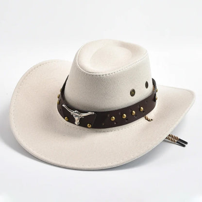 Artificial Suede Western Cowboy Hat