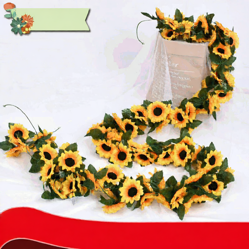 artificial sunflower vine