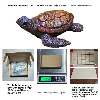 Artificial Turtle Ornament