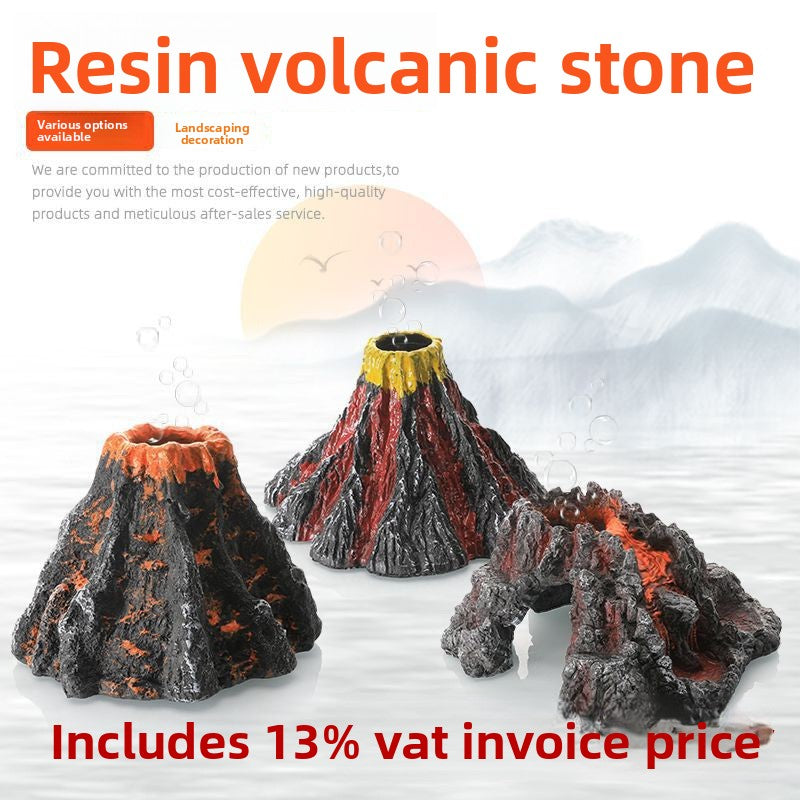 Artificial Volcano Ornament