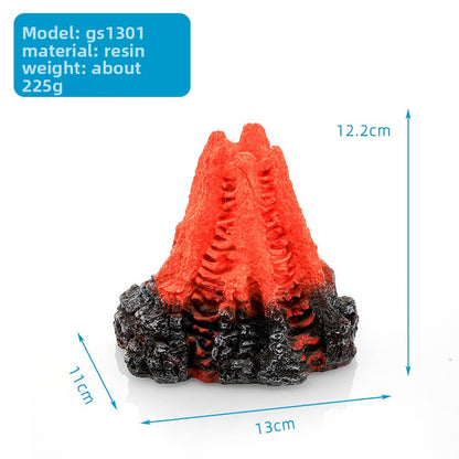 Artificial Volcano Ornament