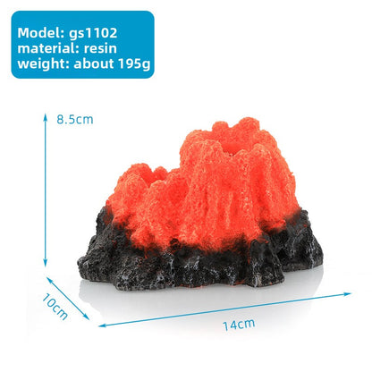 Artificial Volcano Ornament
