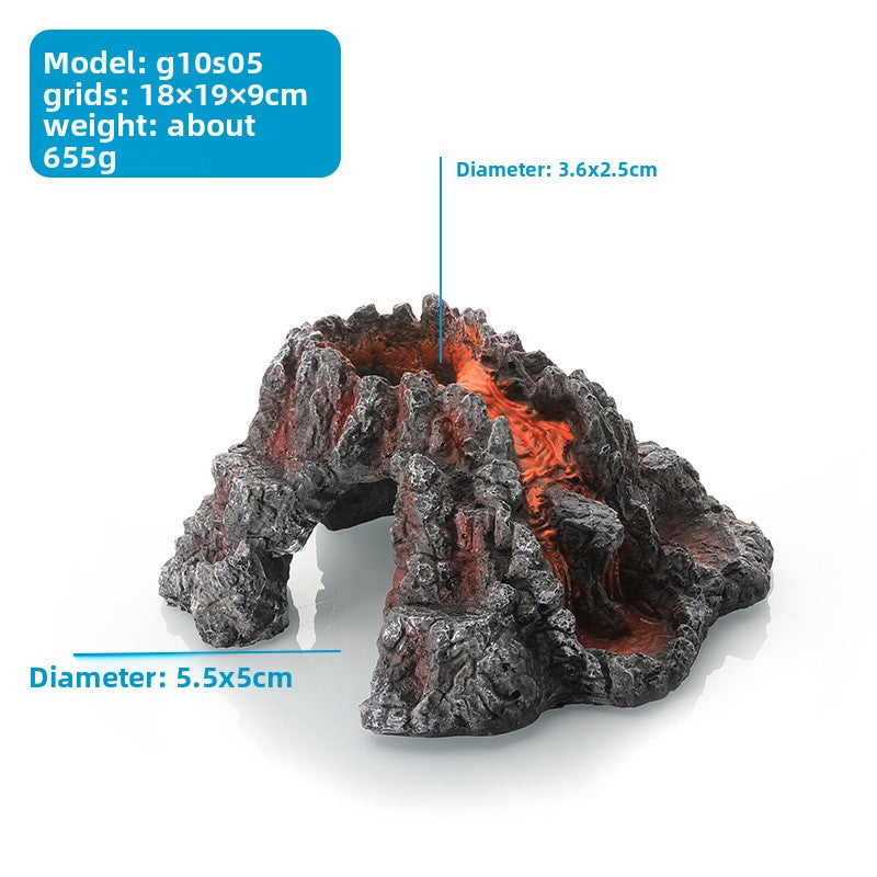 Artificial Volcano Ornament