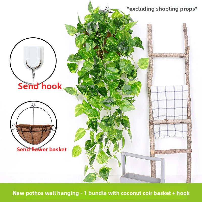 Artificial Wall-Mounted Green Plants