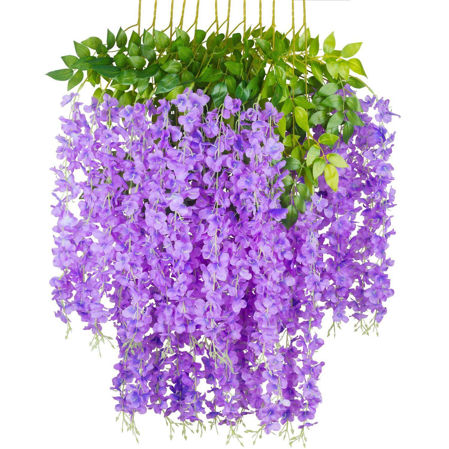 Artificial wisteria flower