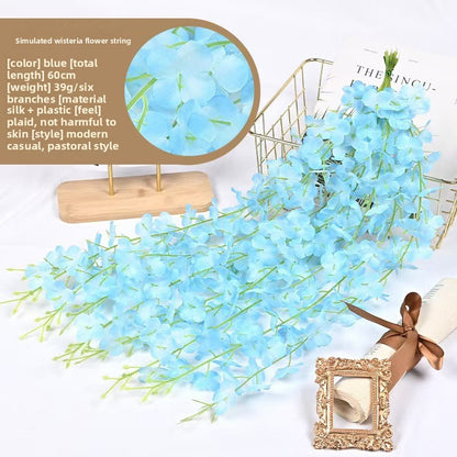 Artificial Wisteria Flower Vine Decoration