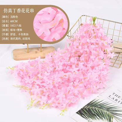 Artificial Wisteria Flower Vine Decoration