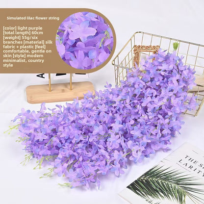Artificial Wisteria Flower Vine Decoration