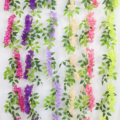 artificial wisteria flowers