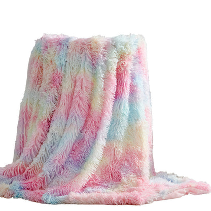 Artificial wool blanket