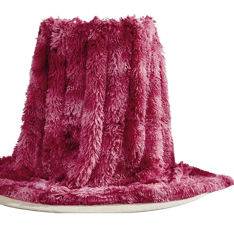 Artificial wool blanket