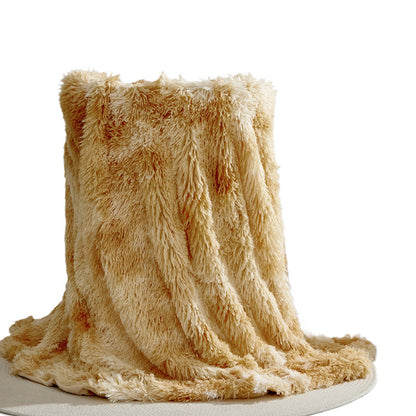 Artificial wool blanket