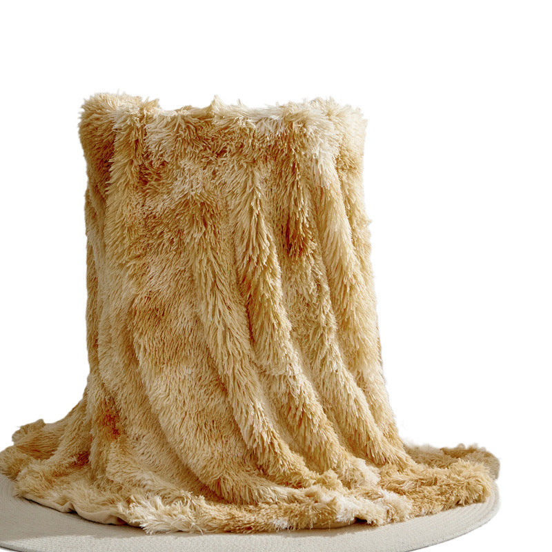 Artificial wool blanket