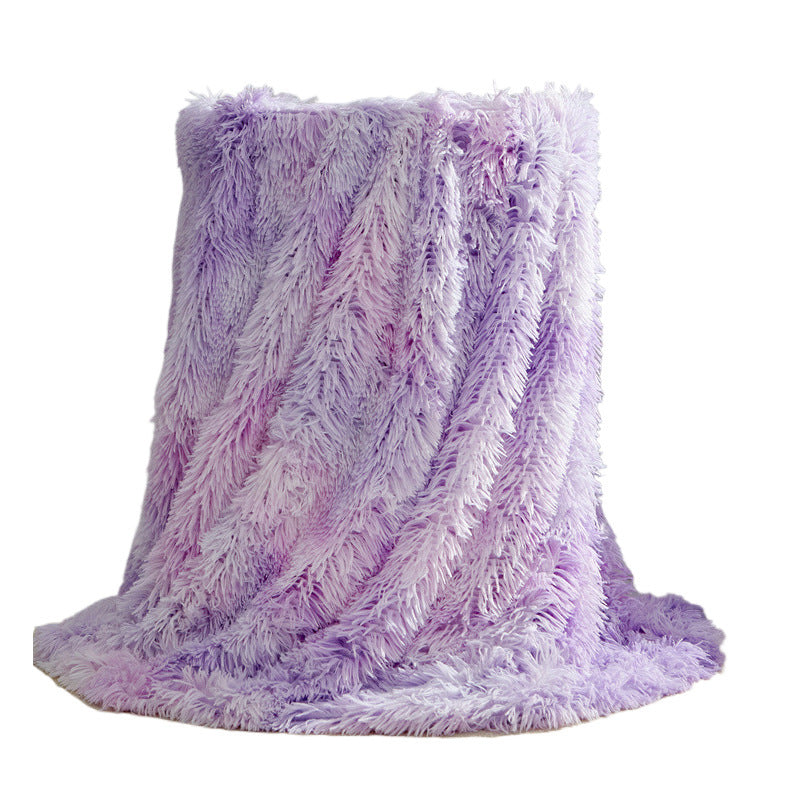 Artificial wool blanket