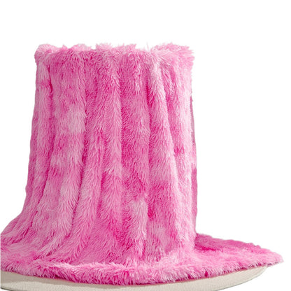 Artificial wool blanket